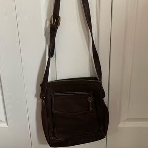 Fossil Leather shoulder bag